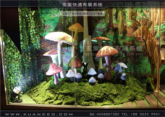 橱窗道具制作案例