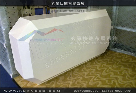 巨日皮革-皮革展展台搭建-玄策展览01