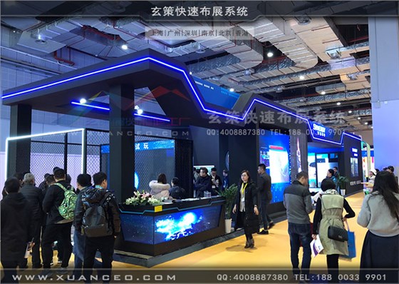 广告展-互霖科技展台搭建效果
