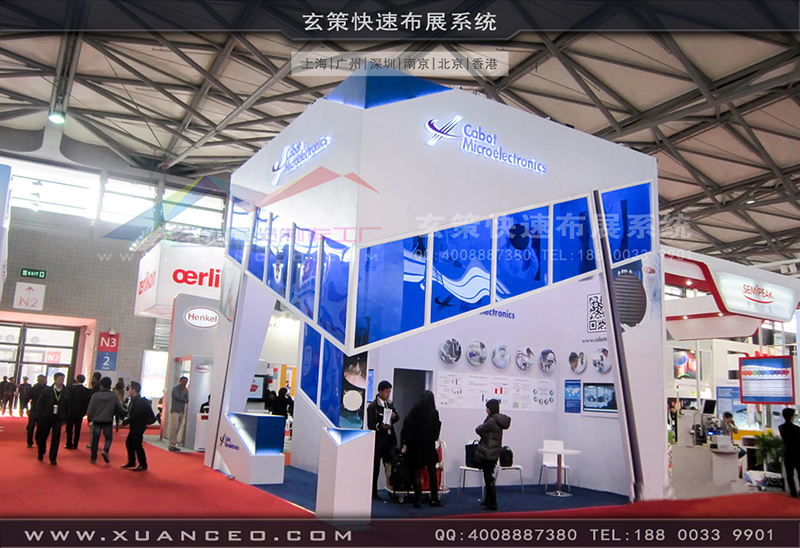 SEMICONChina半导体展展台搭建-玄策展览工厂03