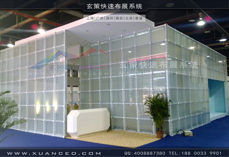 巨日皮革-皮革展展台搭建-玄策展览02