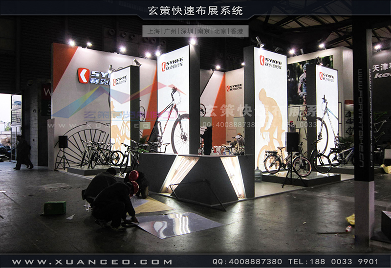 赛克展台搭展-自行车展展台搭展-上海玄策展览工厂05