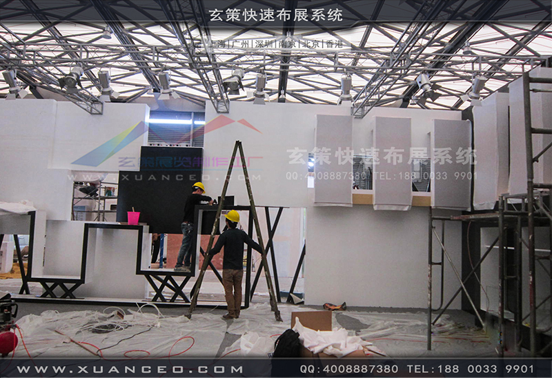 鲁泰纺织展台搭建-纺织展展台搭展-上海玄策展览工厂13